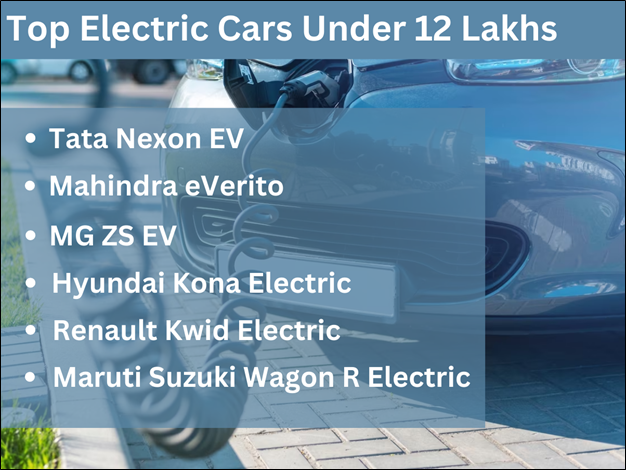 Top Electric Cars Under 12 Lakhs