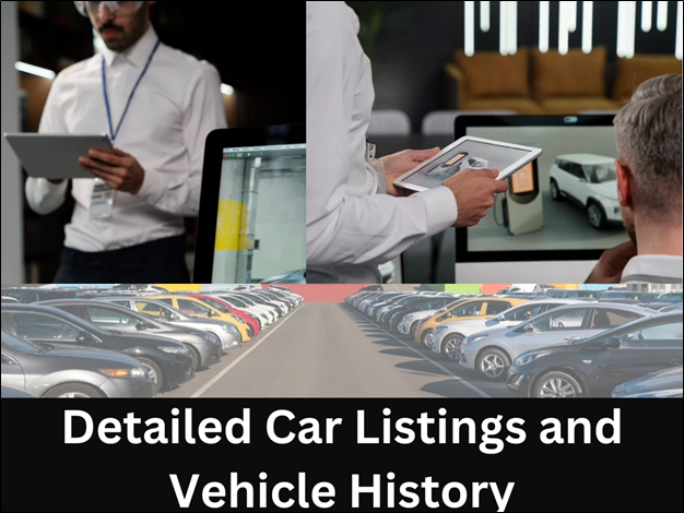 Detailed Car Listings and Vehicle History 